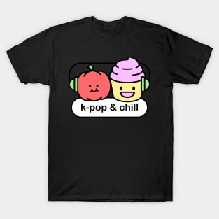 K-Pop And Chill | Cute Foods T-Shirt